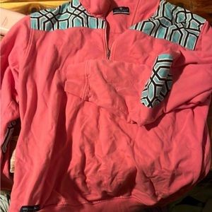 XL simply southern hot pink pullover